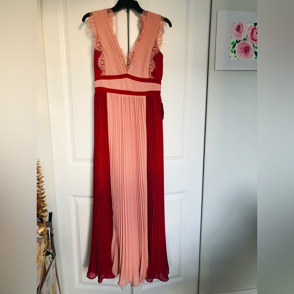 Adelyn Rae Pleated Maxi Dress - Picture 3 of 9